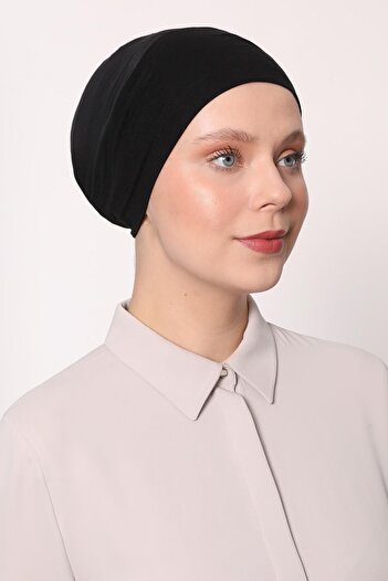 Levidor Black Climafit Seamless Bonnet