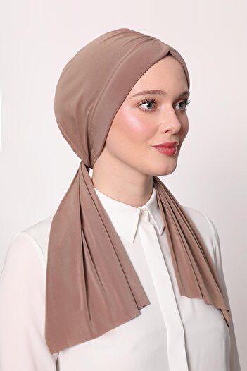Levidor Caramel Butterfly Pattern Ready Shawl