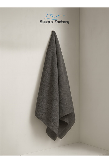 Sleep x Factory Bath Towel – 100% Cotton, Ultra Soft & Absorbent – 70x140 cm