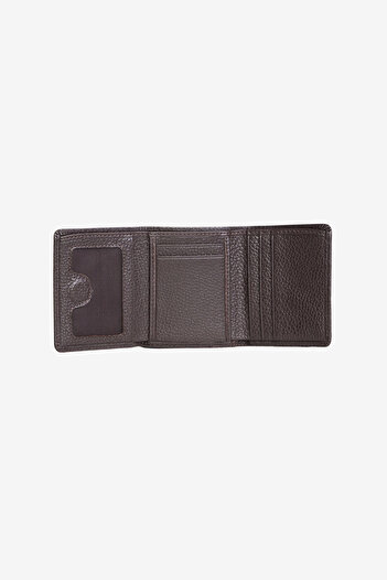 ALTINYILDIZ CLASSICS Men's Brown 100% Leather Wallet