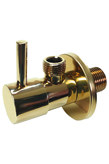 Other Gold angle valve 1/2"x3/8"", ceramic head
