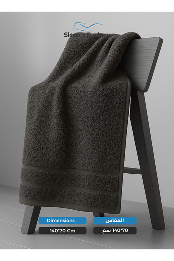 Sleep x Factory Bath Towel – 100% Cotton, Ultra Soft & Absorbent – 70x140 cm