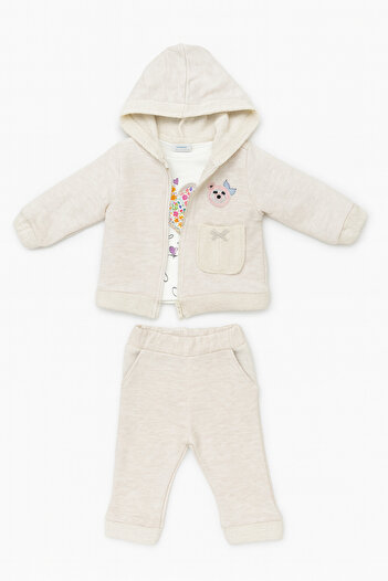 Baby Fou Hooded Girl 2!Ki Set