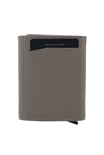 Meskanto Genuine Leather Mechanism Wallet