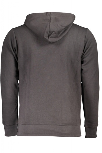 U.S. GRAND POLO EQUIPMENT & APPAREL Men's long-sleeved sweatshirt with gray logo print