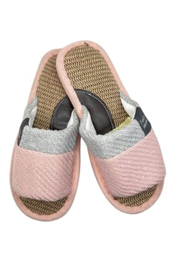 TECOS Unisex Open-Toe House Slippers, Tecos®, Pink, Size 36-37