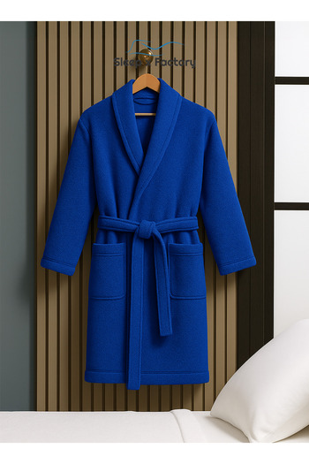 Sleep x Factory 100% Natural Cotton Bathrobe – Unisex – Free Size