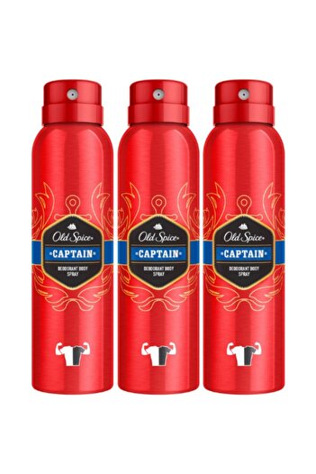 Old Spice Captain deodorant spray 150 ml 3 pieces