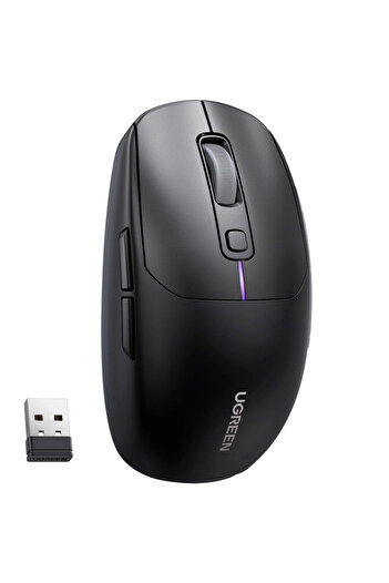 Other Wireless Bluetooth 5.0 USB 2.4GHz Computer Mouse - Black