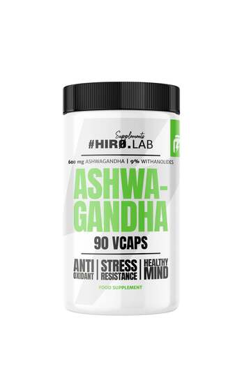 HIRO.LAB Ashwagandha 600mg 90 Vegan Capsules