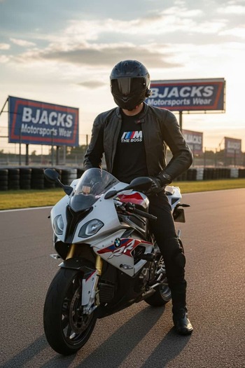 BJACKS Motorsports Wear Bmw I'M Mpower Design Premium T-Shirt