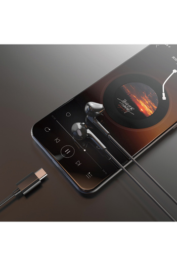 Other X3C In-Ear Wired Headphones with Microphone and Remote Control USB-C 1.2m - Black