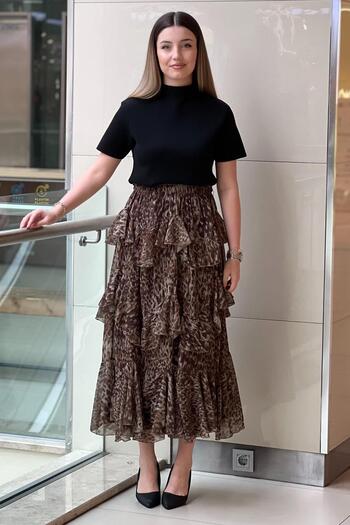 Missemramiss Amarose Volan Skirt