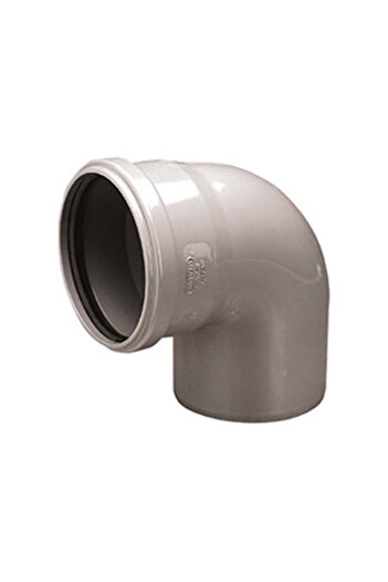 Other PVCHT 11088 sanitary elbow for internal sewage, ash color