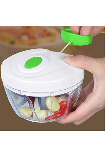 Generic Manual Food Chopper Onion Garlic Mincer Hand Pull String Vegetable Processor