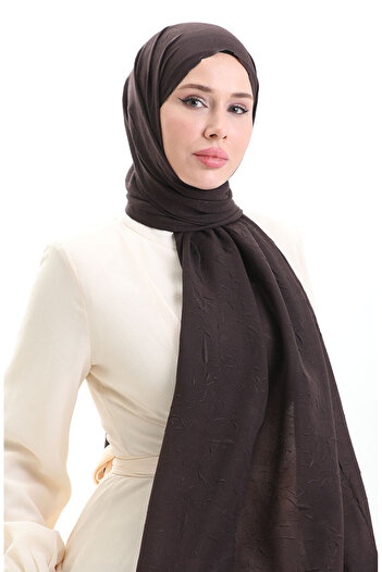 sefamerve Bamboo Shawl 70281-18 Bitter Brown