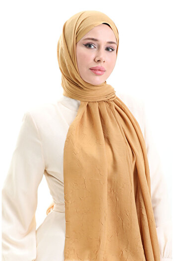 sefamerve Bamboo Shawl 70281-12 Mustard