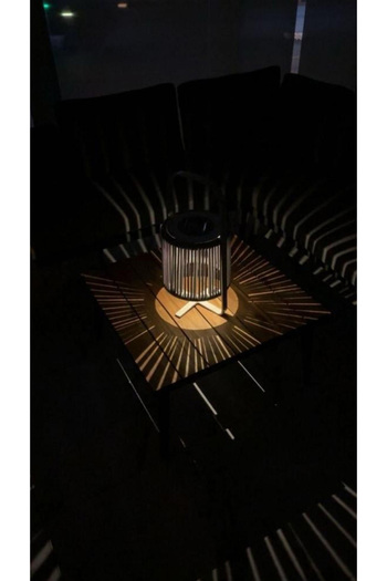 DEC9 Portable garden lamp with luxurious rope cover
