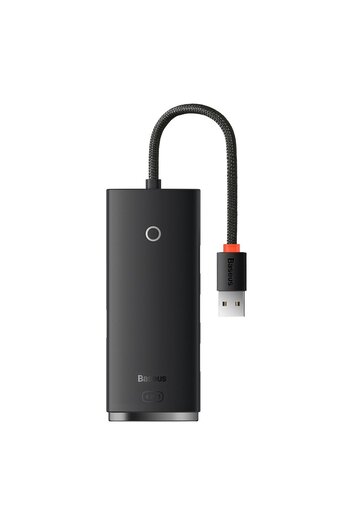 Other Lite Series 4-Port USB-A to 4x USB-A 3.0 Hub Splitter, 25cm Cable - Black