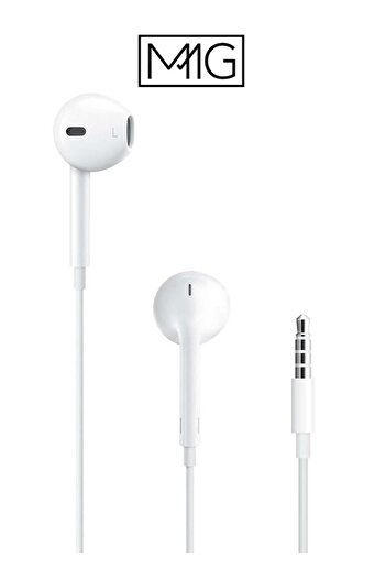 MMG In-Ear Earbuds With Microphone, 3.5mm plug