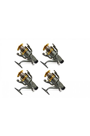 Diamant EMAGPESCUIT Kit 4 Mulinete Alb KT6000A, Baitrunner, 9+1 Rulmenti