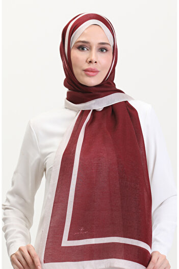 sefamerve Amber Shawl 70240-07 Burgundy