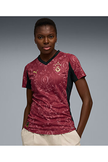Puma Galatasaray Sponsor Unprinted 25/26 Women's Alternate Jersey Maroon