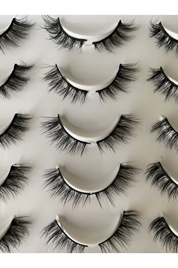 hulyabeauty TAKMA KİRPİK 40 ÇİFT YARIM