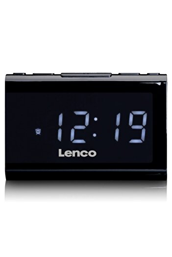Lenco CR-525BK Clock Radio, FM, USB, Alarm, White