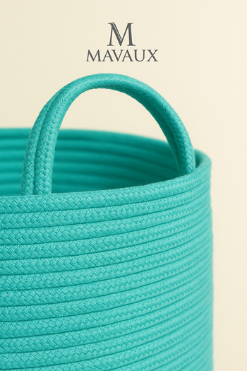 MaVaux Natural Handwoven Wicker Jute Basket 20X26 cm – Decorative, Multi-Purpose, Stylish and Durable Storage Basket