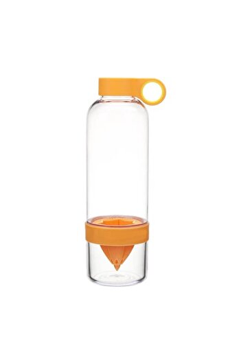 Doty Dulce Agua Bottle with Manual Juicer, 750 ml, Orange,