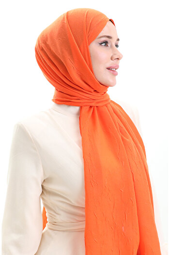 sefamerve Bamboo Shawl 70281-40 Orange