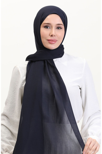 sefamerve Summer Shawl 70256-18 Navy Blue