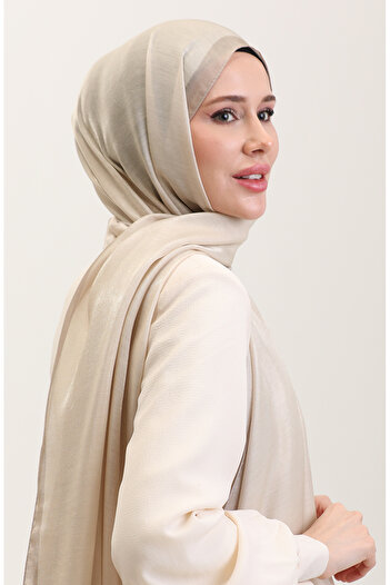 sefamerve Amber Luxury Shawl 70274-09 Beige