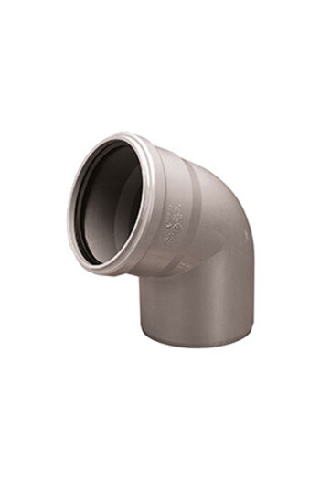 Other PVCHT 11067 sanitary elbow for internal sewage, ash color