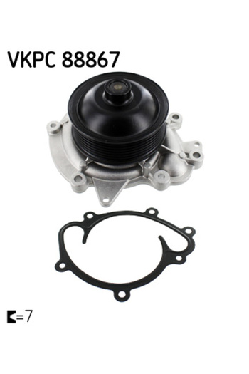 SKF Pompa apa, set filtre de schimb, Mercedes CLS (C219)