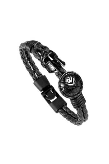 Artizan Suits Helmet and shield leather bracelet
