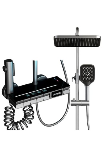 OEM Smart Shower Column with LED Display, Air Spray Technology, LED Lights