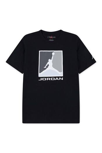 Nike Jordan Black Printed Children's T-Shirt 95F057