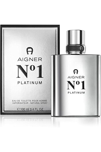 Aigner No 1 Platinum for Men, Eau de Toilette, 100ml
