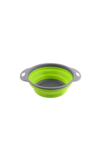 Doty Strecurătoare pliabilă pentru fructe și legume, silicon, material durabil, ușor de utilizat și de curățat, 30 x