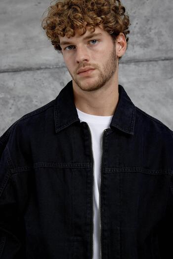 NOMARC Black Mmx Oversize Denim Jacket
