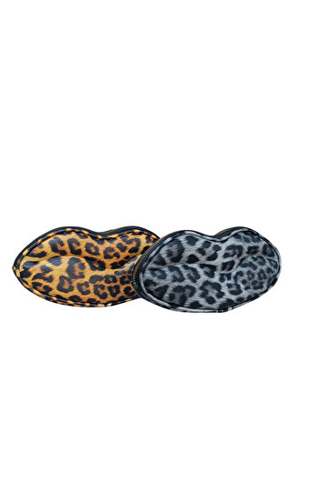 Maykis Leopard Medium Size Lipstick Set Makeup Bag