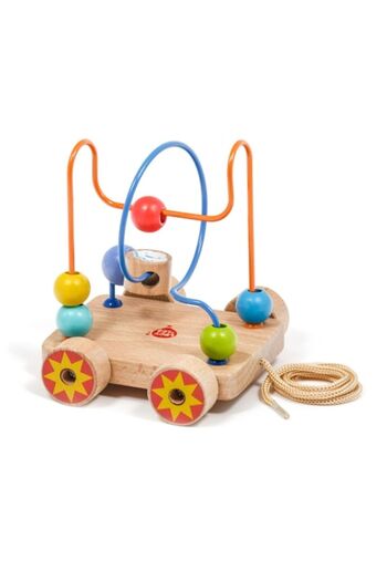 Lucy&Leo Lucy&Leo wooden pull toy, Ball track