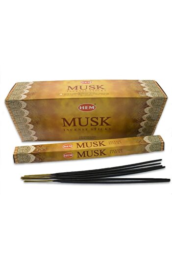 Hem Scented Sticks - Dry Musk 6 boxes x 20 sticks