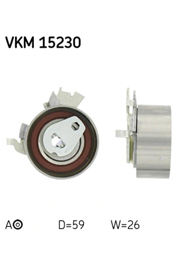 SKF Timing belt tensioner pulley OPEL ANTARA A (L07) 2006-2011