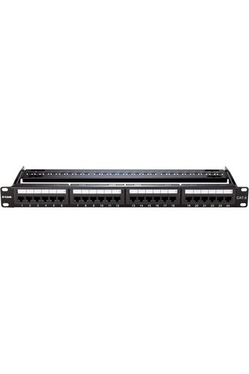 D-Link NPP-C61BLK241 Patch Panel Cat 6, 24 Port Black