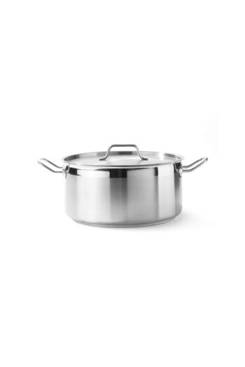 HENDI Stainless Steel Pot with Lid, 2.8 Liters, 20 cm Diameter, Profi Line