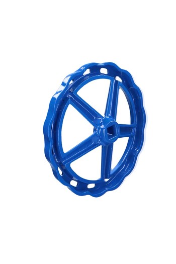 Other Valve Handwheel, 250mm, Aluminum, Blue, DN100/150