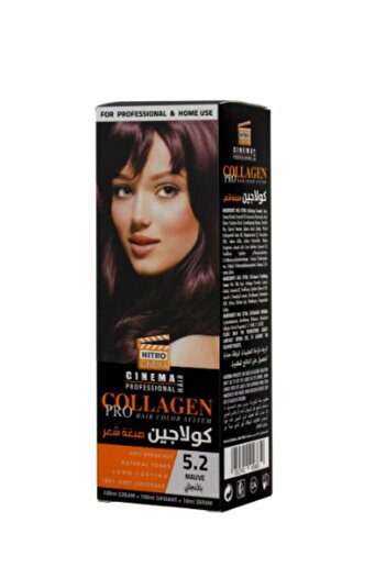 NITRO CINEMA Collagen Hair Dye Mauve 5.2